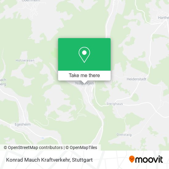 Konrad Mauch Kraftverkehr map