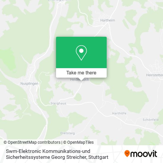 Swm-Elektronic Kommunikations-und Sicherheitssysteme Georg Streicher map
