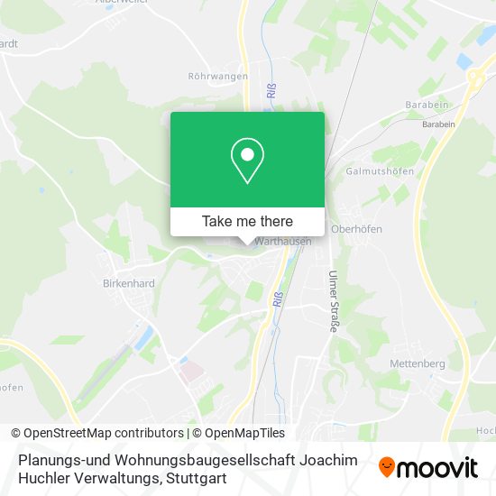 Planungs-und Wohnungsbaugesellschaft Joachim Huchler Verwaltungs map