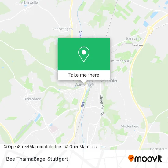 Bee-Thaimaßage map