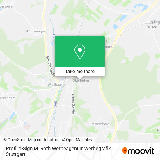 Карта Profil d-Sign M. Roth Werbeagentur Werbegrafik