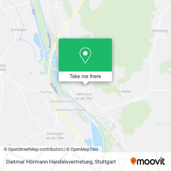 Dietmar Hörmann Handelsvertretung map