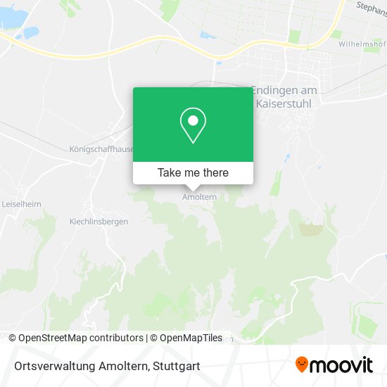 Карта Ortsverwaltung Amoltern