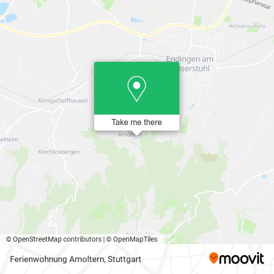 Карта Ferienwohnung Amoltern