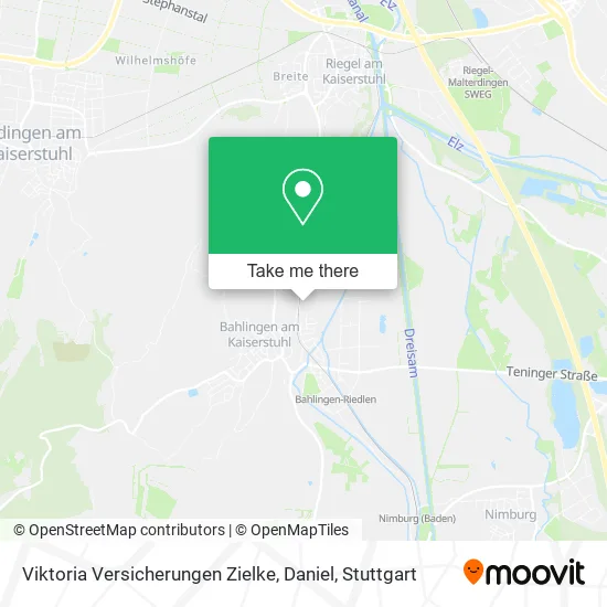Карта Viktoria Versicherungen Zielke, Daniel