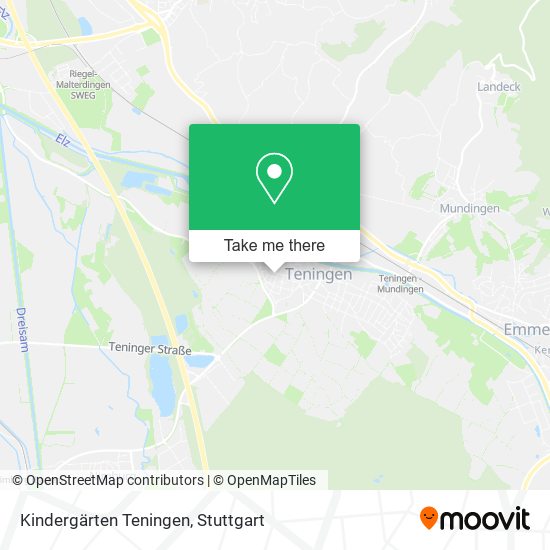 Kindergärten Teningen map