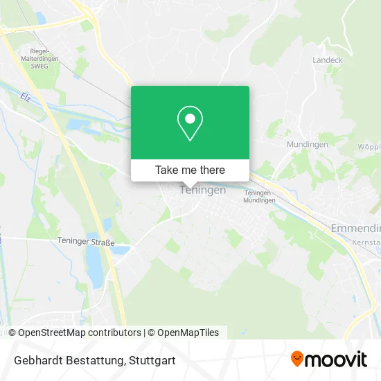 Карта Gebhardt Bestattung