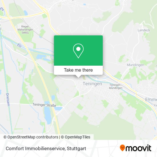 Comfort Immobilienservice map
