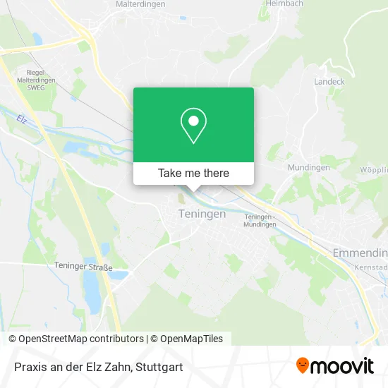 Карта Praxis an der Elz Zahn