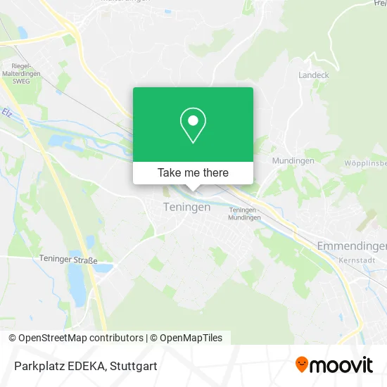 Parkplatz EDEKA map