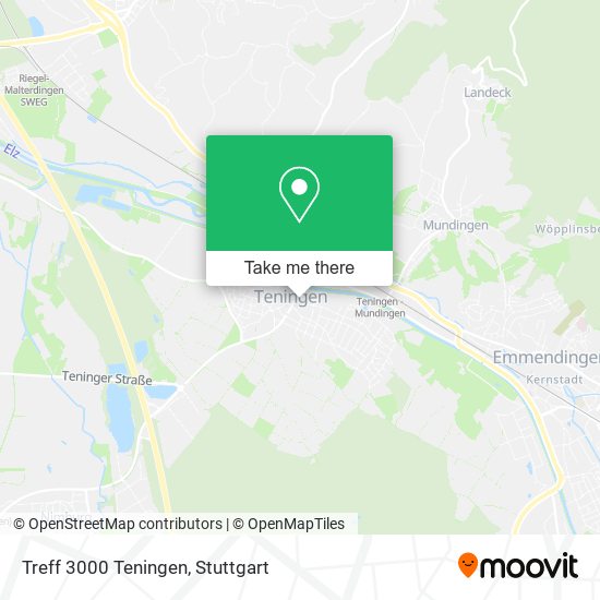 Treff 3000 Teningen map
