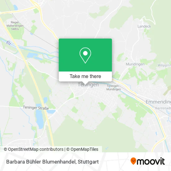 Карта Barbara Bühler Blumenhandel