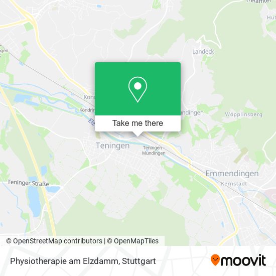 Physiotherapie am Elzdamm map