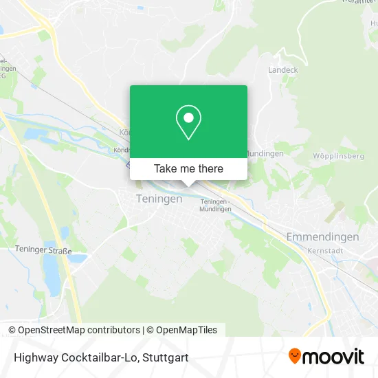 Карта Highway Cocktailbar-Lo