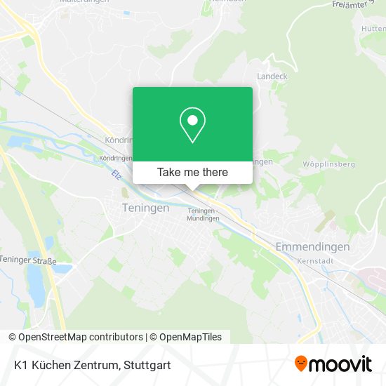 K1 Küchen Zentrum map