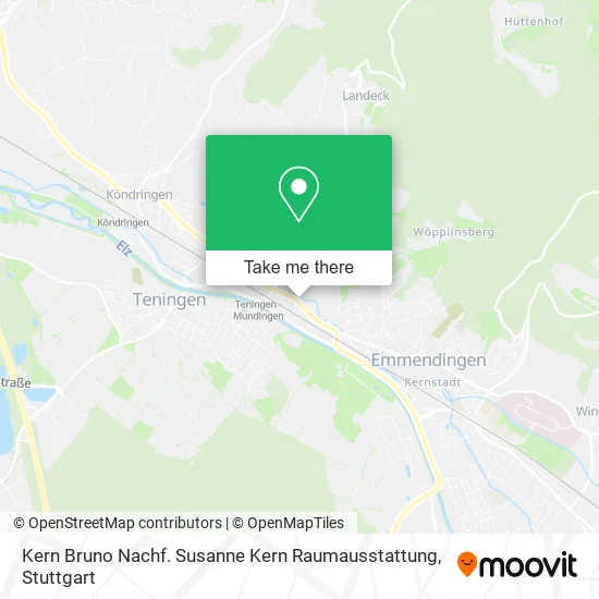 Карта Kern Bruno Nachf. Susanne Kern Raumausstattung