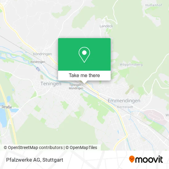 Карта Pfalzwerke AG