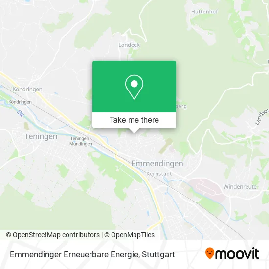 Карта Emmendinger Erneuerbare Energie