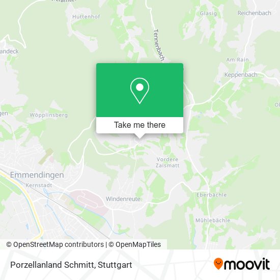 Porzellanland Schmitt map