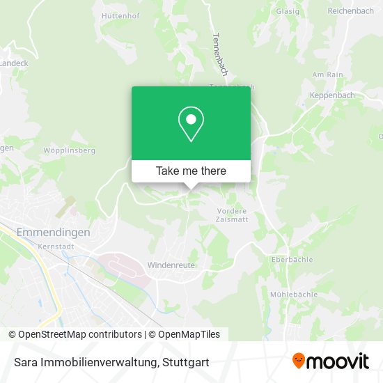 Sara Immobilienverwaltung map