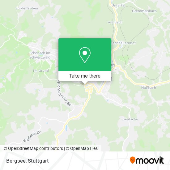 Bergsee map