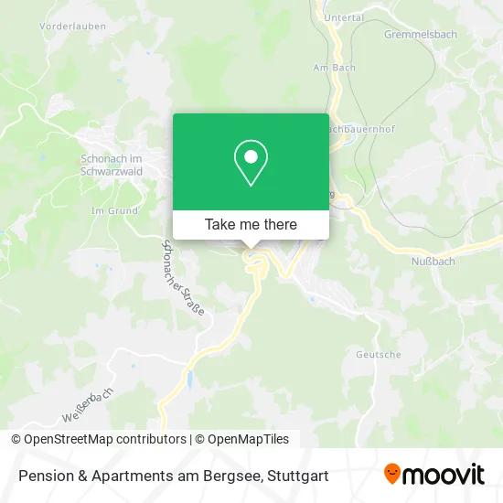 Карта Pension & Apartments am Bergsee
