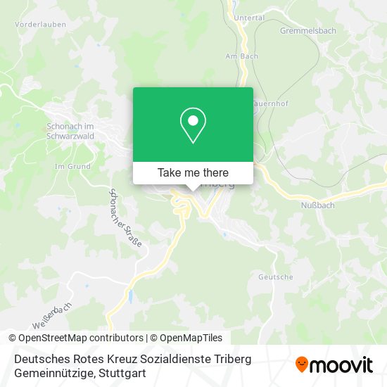 Deutsches Rotes Kreuz Sozialdienste Triberg Gemeinnützige map