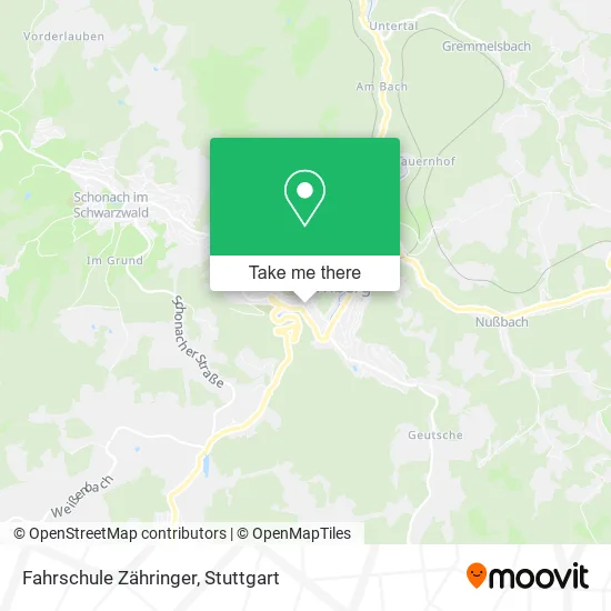 Карта Fahrschule Zähringer