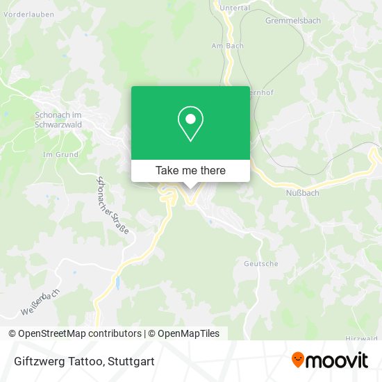 Карта Giftzwerg Tattoo