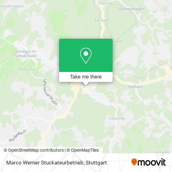 Карта Marco Werner Stuckateurbetrieb