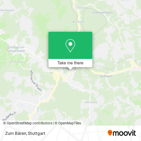 Карта Zum Bären