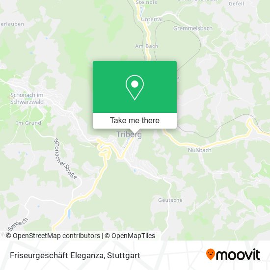 Friseurgeschäft Eleganza map