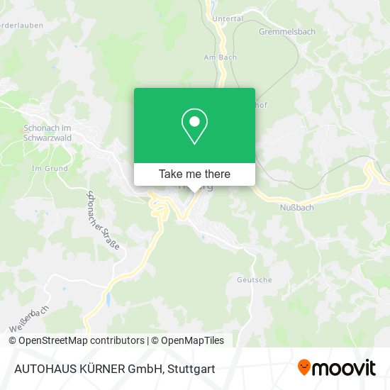 AUTOHAUS KÜRNER GmbH map