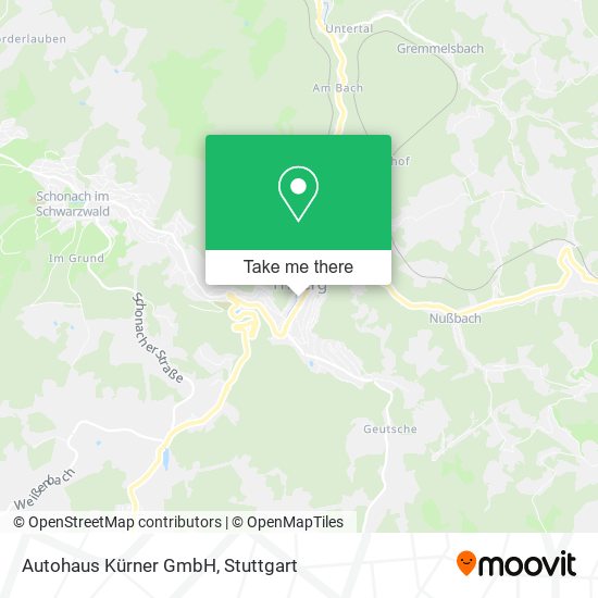 Autohaus Kürner GmbH map