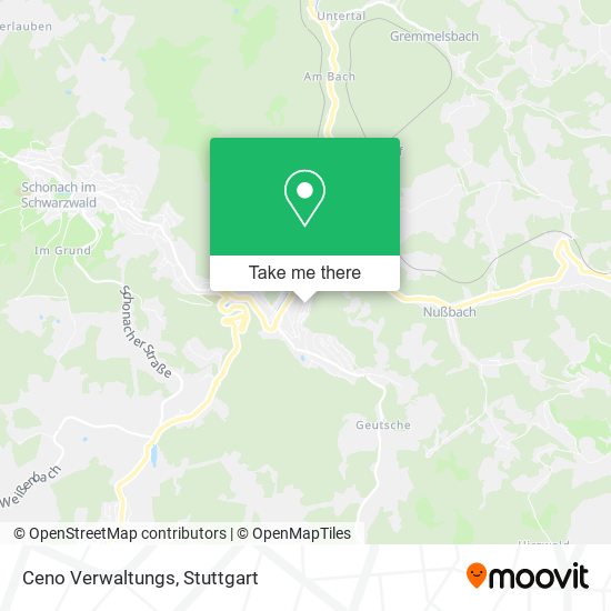 Ceno Verwaltungs map