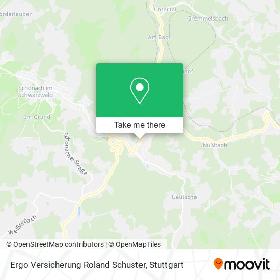 Карта Ergo Versicherung Roland Schuster