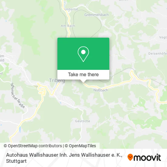 Карта Autohaus Wallishauser Inh. Jens Wallishauser e. K.