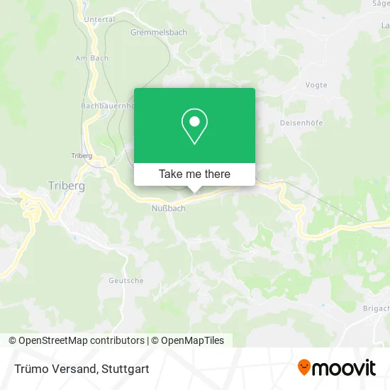 Карта Trümo Versand