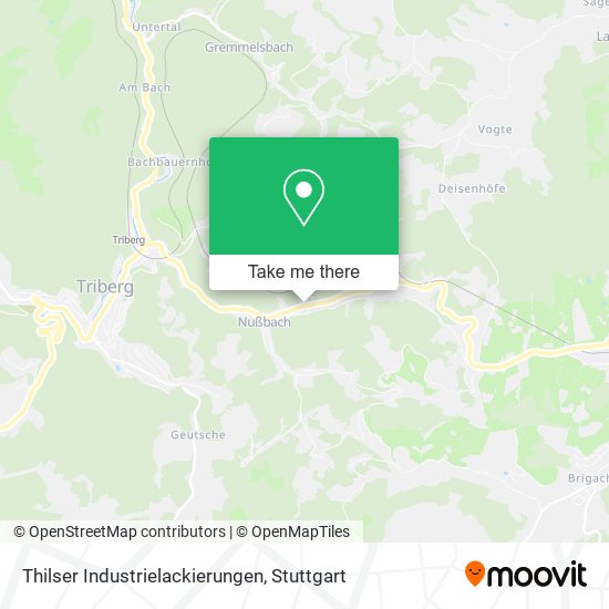 Thilser Industrielackierungen map