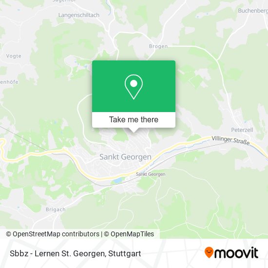 Sbbz - Lernen St. Georgen map