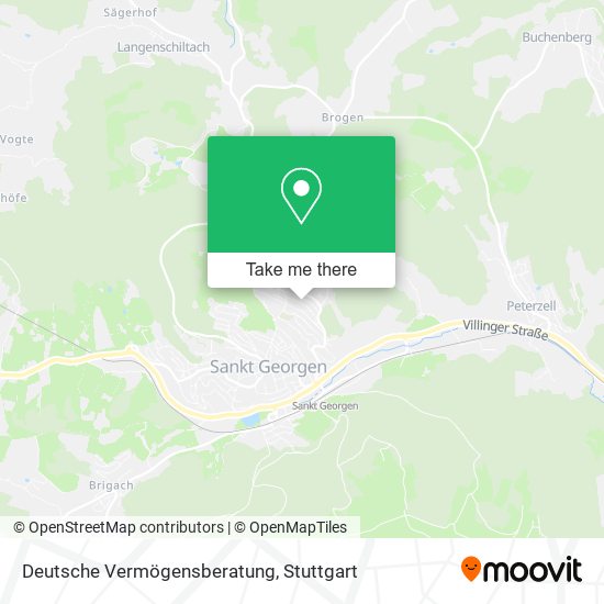 Deutsche Vermögensberatung map