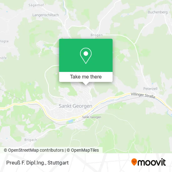 Карта Preuß F. Dipl.Ing.