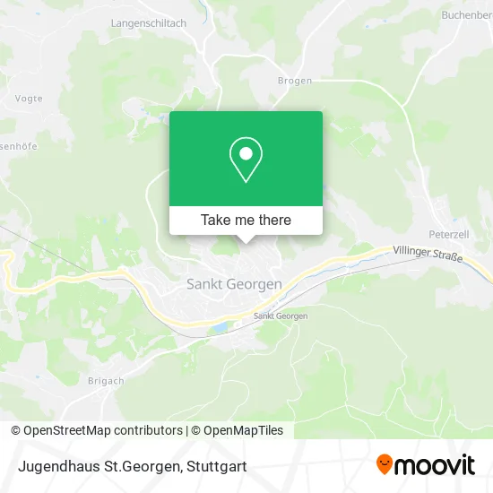 Карта Jugendhaus St.Georgen