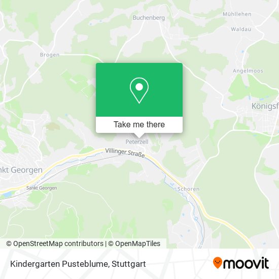 Kindergarten Pusteblume map