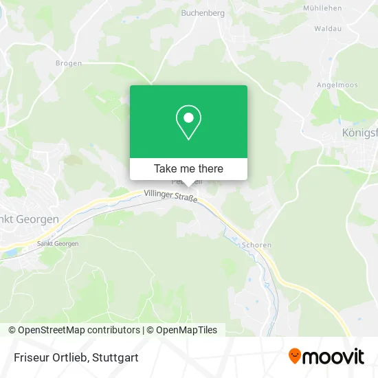 Карта Friseur Ortlieb