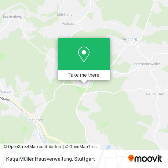 Карта Katja Müller Hausverwaltung