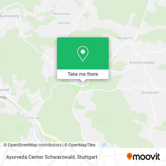 Карта Ayurveda Center Schwarzwald