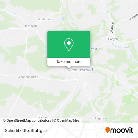 Scherlitz Ute map