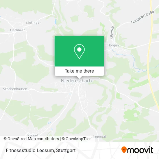Карта Fitnessstudio Lecsum