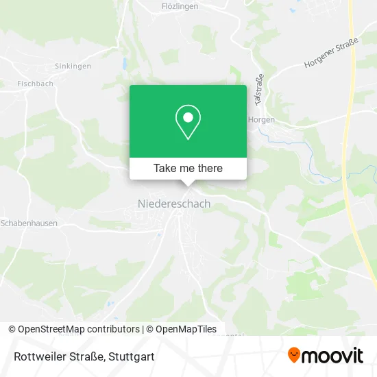 Карта Rottweiler Straße